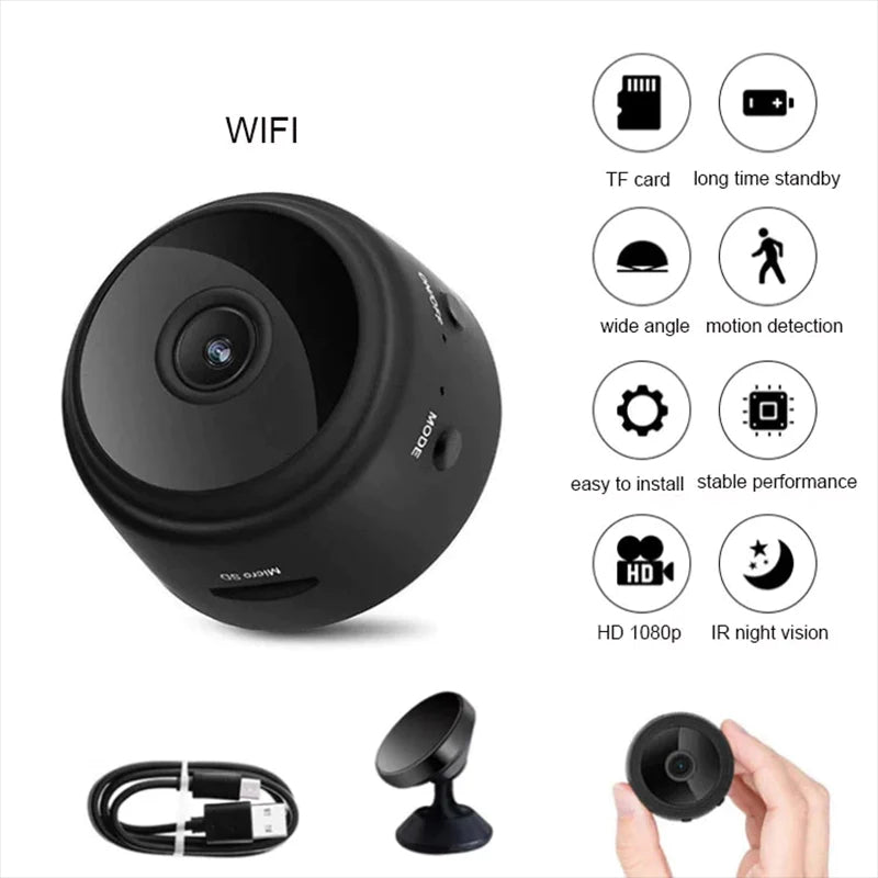 Petite caméra de surveillance à distance WiFi (CI)